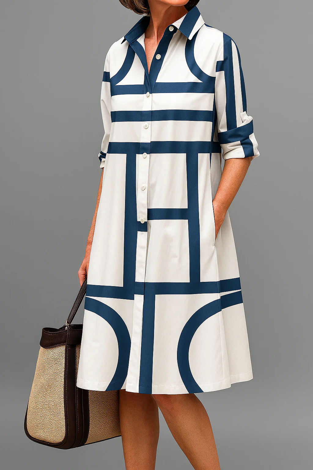 Siena | Vestido midi refinado y pulido