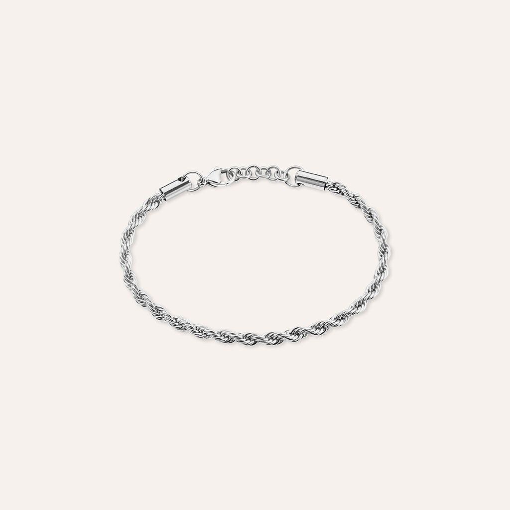 Pulsera de cadena Man Code de acero