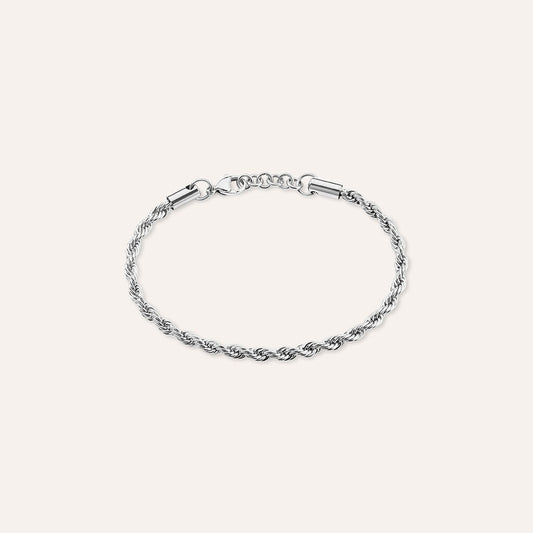 Pulsera de cadena Man Code de acero