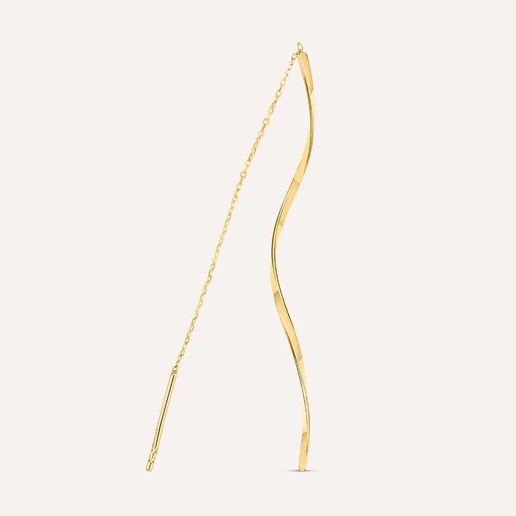 Pendientes colgantes Beverly de oro amarillo
